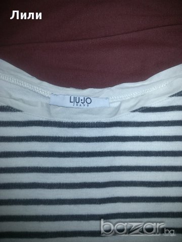 блуза с прозрачен гръб на луи джо, снимка 3 - Блузи с дълъг ръкав и пуловери - 16528721