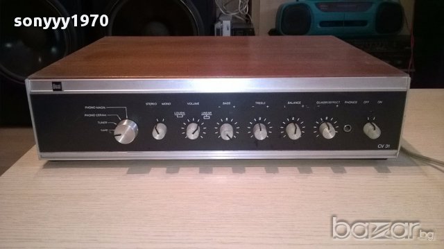 dual cv31 amplifier-made in germany-внос SWISS, снимка 1 - Ресийвъри, усилватели, смесителни пултове - 14244476