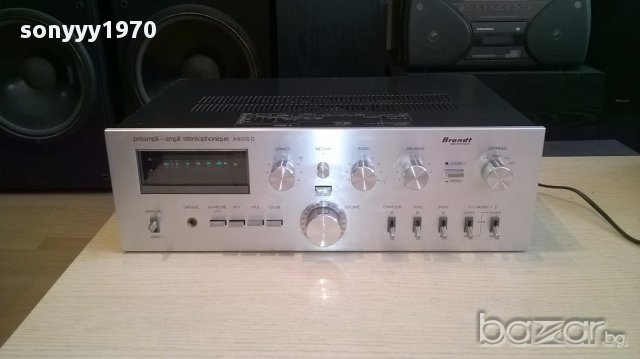 Brandt a6525d preampli-280w-ampli-made in japan-внос швеицария, снимка 5 - Ресийвъри, усилватели, смесителни пултове - 14615265
