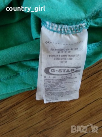 g-star dora r t wmn tank top - страхотен дамски потник, снимка 7 - Потници - 22387453