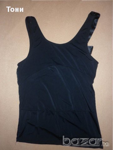 Стилен черен потник Louis Vuitton, снимка 6 - Корсети, бюстиета, топове - 15749599