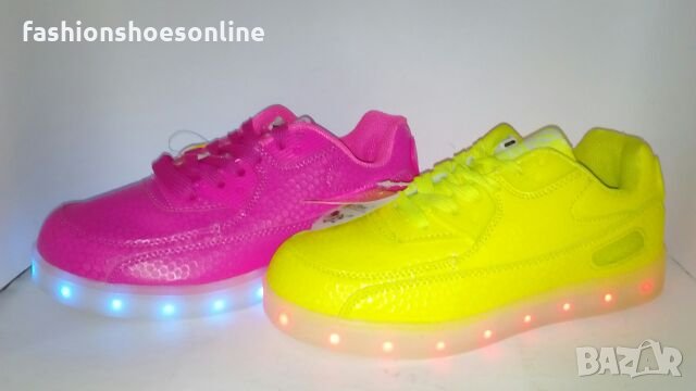 Детски светещи маратонки CLIBE- С USB ЗАРЯДНО ., снимка 2 - Детски маратонки - 22651292