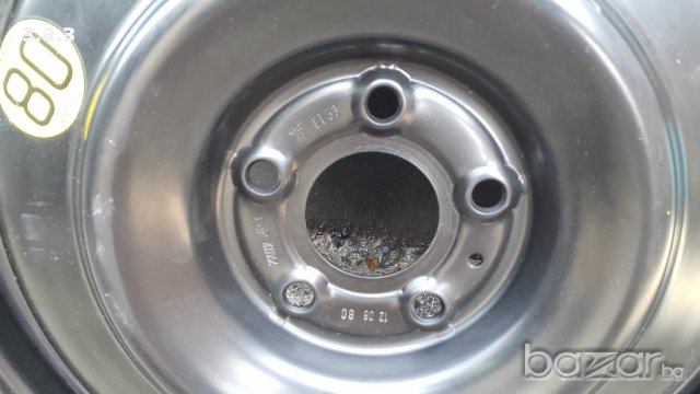 Резервна гума патерица 5x100 57,1 16, 17, 18 цола за голф 4, бора, ауди, субару , снимка 4 - Гуми и джанти - 13536027