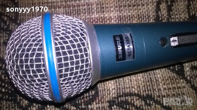 shure beta sm58s-внос швеицария, снимка 2 - Микрофони - 25072561