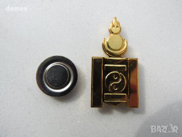  Значка - флаг на Монголия с магнитно закопчаване, снимка 12 - Други ценни предмети - 24389122