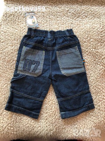 НОВИ 3/4 детски дънкови панталони за момче, снимка 2 - Къси панталони - 24823302