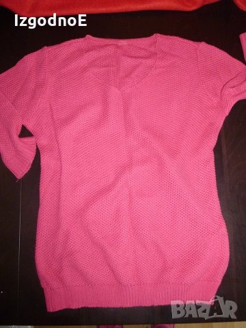 М-Л Нов страхотен малинов пуловер