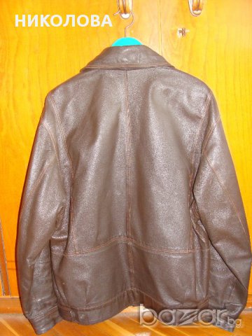 Мъжки сака/якета от естествена кожа с БОНУС риза, снимка 2 - Сака - 16059059