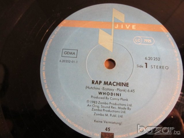Грамофонна плоча - Rap Machine - Phodini  - изд. 80те години ., снимка 1 - Грамофонни плочи - 20484589