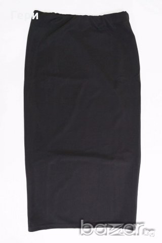 Черна вталена пола с висока талия марка by Hellene, снимка 4 - Поли - 18222417