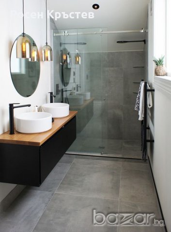 Мебели за баня по поръчка-водоустойчиви шкафове и плотове от МДФ иПВЦ, снимка 5 - Дърводелски услуги - 20536403