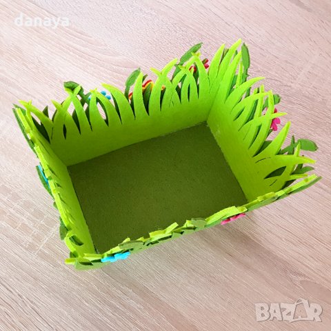 Панер за великденски яйца и лакомства, снимка 4 - Декорация за дома - 24570569