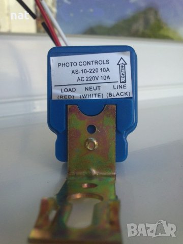 ФОТО РЕЛЕ, Автоматичен, фотоелектрически ключ тъмно-светло AS-10;,реле за осветеност;., снимка 4 - Прожектори - 21539003