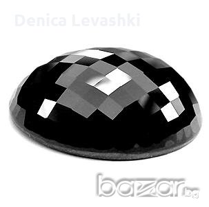 Естествен скъпоценен камън - черен шпинел, снимка 2 - Други - 19559037