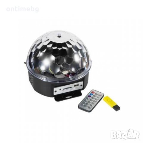 LED лампа - кълбо с вградени тонколонки - LED Magic Ball Light, снимка 1 - Тонколони - 23319201