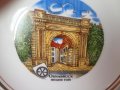"Портата Ватерло" немска декоративна порцеланова чиния 26 см. , снимка 1 - Пана - 22466668