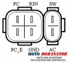 CDI - електронно запалване за скутер GY6 50/125/150сс 4Т AC, Honda, Kymco, Peugeot, снимка 2