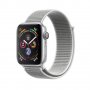 APPLE WATCH SILVER ALUMINUM CASE WITH SEASHELL SPORT LOOP 44MM SERIES 4 GPS