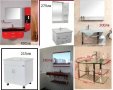 Мебели за баня от ПВЦ и стъкло и керамика, снимка 1 - Други стоки за дома - 22481386