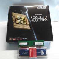 Продавам нова дънна платка Asus A68 HM-K с вградени видео и звукова карти ,с или без оборудване., снимка 1 - Дънни платки - 25622262