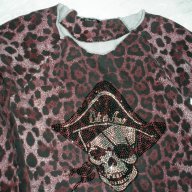  Италианска Дамска блуза Odi Et Amo Състав: 100% памук Размер L, снимка 2 - Блузи с дълъг ръкав и пуловери - 8807562
