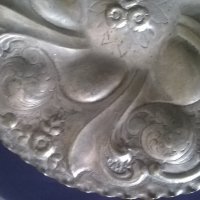 стара посребрена бронзова купа, снимка 3 - Антикварни и старинни предмети - 20421663