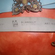 Уникални колани "Scanbelt" ART / естествена кожа, посребрена тока  , снимка 6 - Колани - 14532255