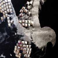 Gina Tricot блуза с орел и капси  , снимка 8 - Блузи с дълъг ръкав и пуловери - 16468002