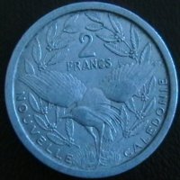 2 франка 1949, Нова Каледония, снимка 1 - Нумизматика и бонистика - 24860368
