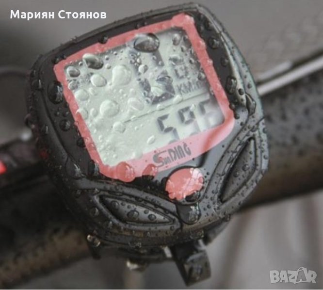 Километраж скоростомер за колело велосипед водоустойчив велокомпютър LCD десплей odometer, снимка 1