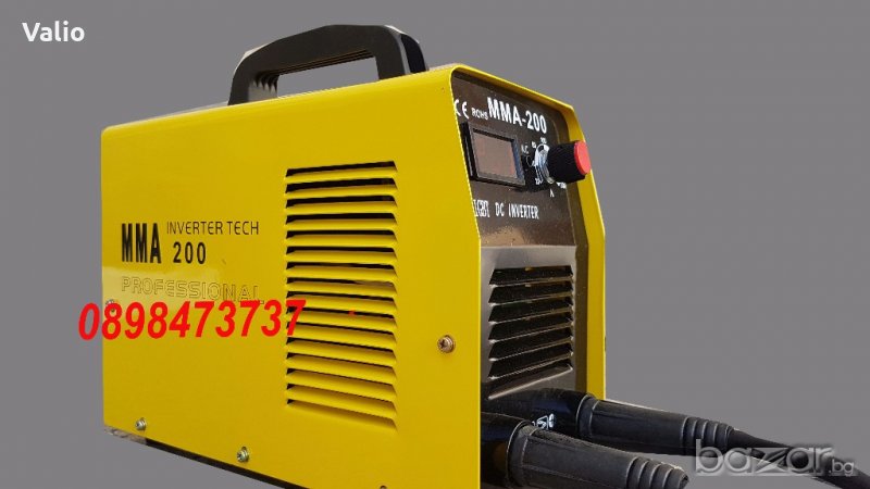 MMA-200 Инверторен електрожен с дисплей 145.00лв., снимка 1
