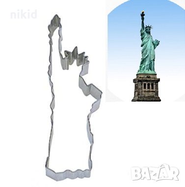 Статуя Статуята на Свободата метална форма резец за сладки бисквитки тесто фондан украса, снимка 1