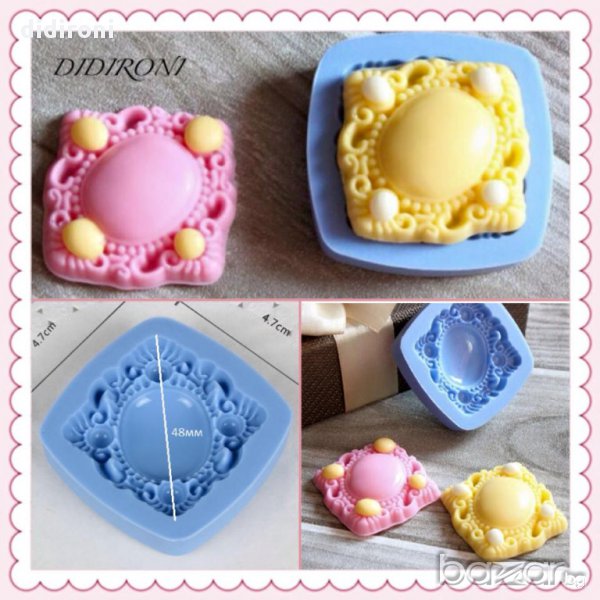 Силиконов молд УКРАШЕНИЕ за фондан и други моделиращи маси, снимка 1