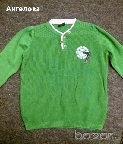 зелено пуловерче, снимка 1 - Други - 16783353