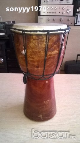 Автентична тарамбука 30х17см-внос швеицария, снимка 3 - Антикварни и старинни предмети - 17991025