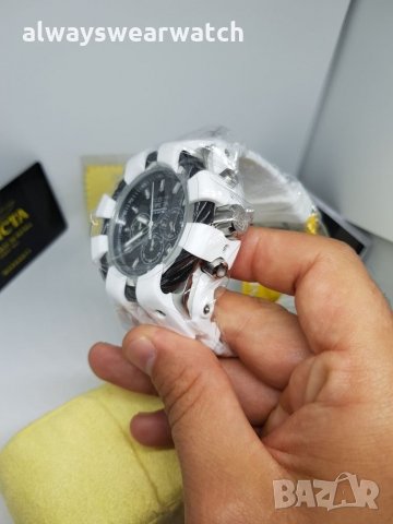 Invicta Bolt Carbon - White / Инвикта Болт Карбон - Бял / чисто нов мъжки часовник / 100% оригинален, снимка 8 - Мъжки - 22466114