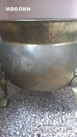 стар меден съд-мангал, снимка 3 - Антикварни и старинни предмети - 18485722