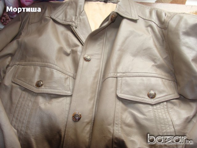   Front Мъжко яке естествена кожа  РАЗПРОДАЖБА, снимка 2 - Якета - 21183676