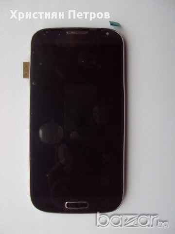 Предно стъкло, Тъч + Дисплей + Рамка за Samsung I9500 Galaxy S4, снимка 1 - Калъфи, кейсове - 12359744