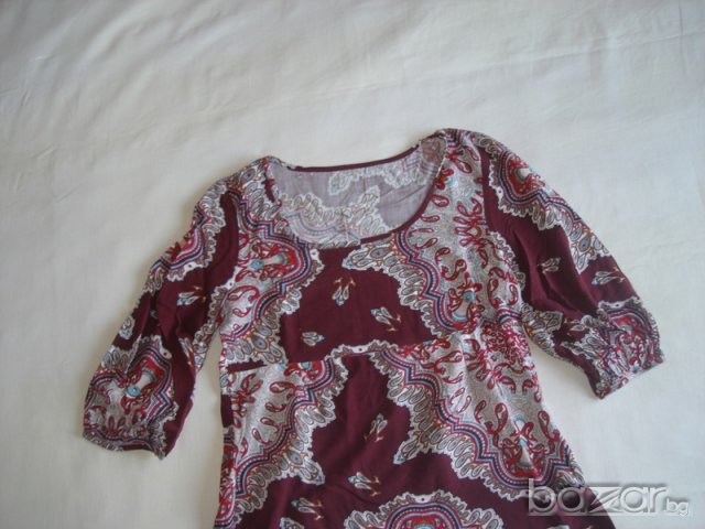 Прекрасна флорална дамска туника, М  , снимка 6 - Туники - 18368699