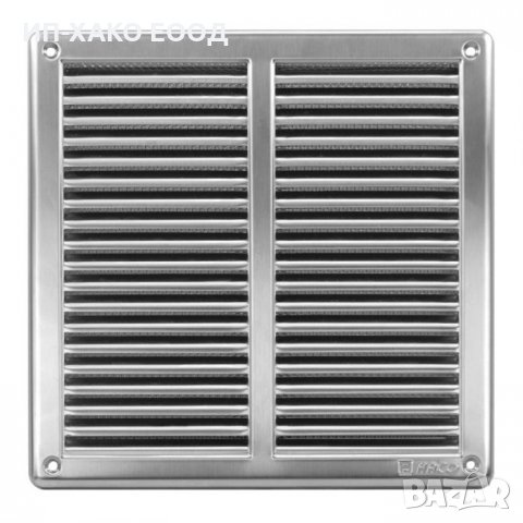 ВЕНТИЛАЦИОННА РЕШЕТКА С МОНТАЖНА РАМКА И МРЕЖА ПРОТИВ НАСЕКОМИ, снимка 10 - Строителни материали - 22199300