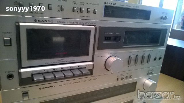 sanyo dca3510+fmt3510l+rd3510m+et3510-made in spain-внос швеицария, снимка 10 - Ресийвъри, усилватели, смесителни пултове - 10461817