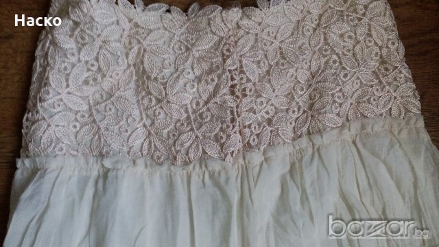 y-london ,лятна бяла памучна пола с дантели, снимка 6 - Поли - 11863443