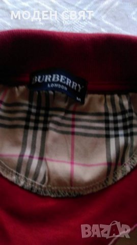 ОРИГИНАЛНА дамска блуза BURBERRY, снимка 2 - Тениски - 21629731