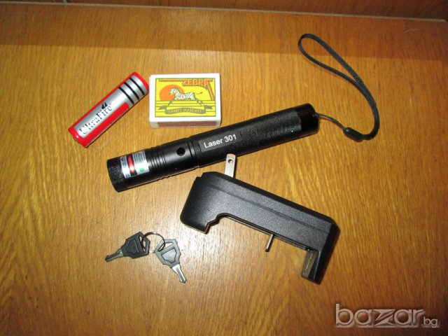 Мощен зелен лазер с литиево йонна батерия, снимка 13 - Други игри и конзоли - 6999530
