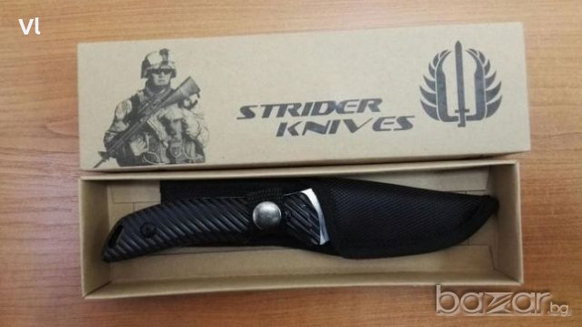 Нож с фиксирано острие Strider knives - 20 см, снимка 4 - Ножове - 20068575