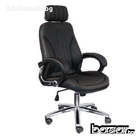 Президентски офис стол Carmen 6058 - черен