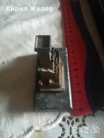 Стар бронзов сувенир - 9647, снимка 6 - Други ценни предмети - 26020018