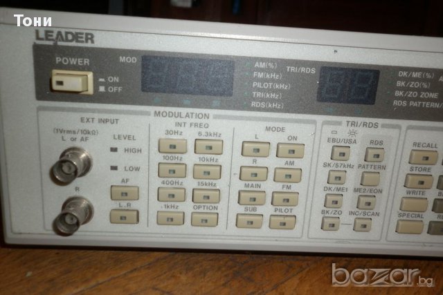 Leader 3217 RDS Standard Signal Generator 3217 B&H Photo Video, снимка 15 - Ресийвъри, усилватели, смесителни пултове - 10452561