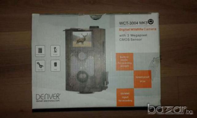 Камера за ЛОВ Denver WCT-3004 МК3! 1080p, 8MP!!! С екран, нощно снимки, снимка 6 - Оборудване и аксесоари за оръжия - 17557930